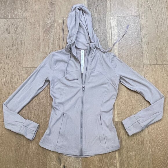 lululemon athletica Tops - Lululemon Pale Pink Hooded Jacket - Size 4